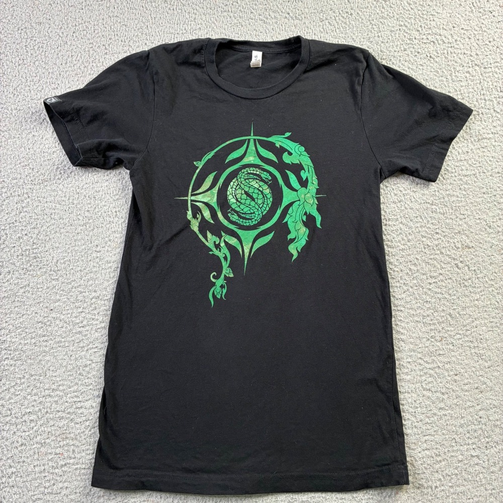 Bungie Destiny 2 Gambit Snake Graphic Video Game Shirt Black Womens Size Small